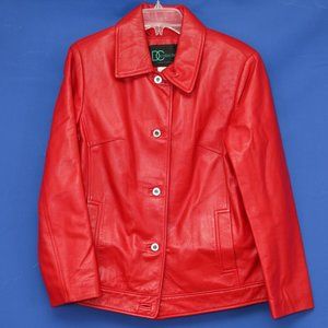 Genuine Red Leather Jacket